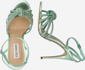 STEVE MADDEN Strap Sandals 'Bedazzle' in Green