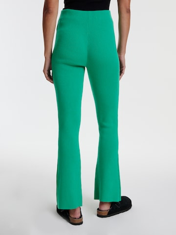 EDITED Flared Pants 'MIRJA' in Green