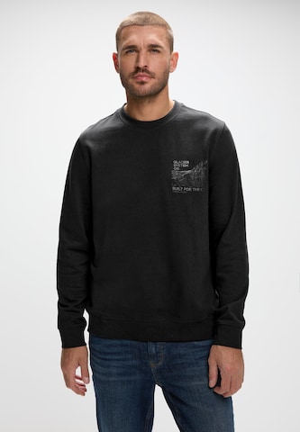 Street One MEN Sweatshirt in Schwarz: Vorderseite