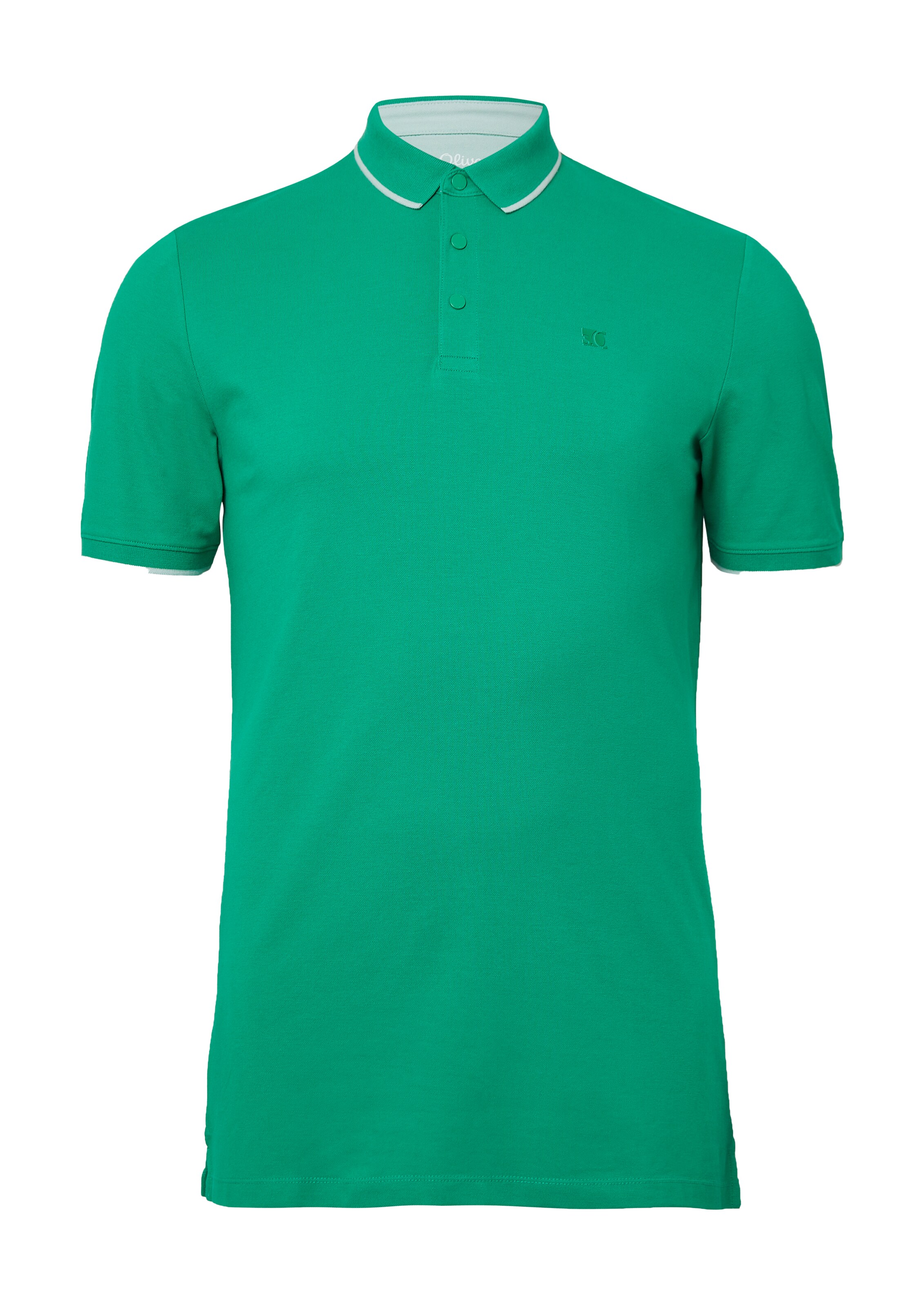 s.Oliver Men Tall Sizes Shirt in Green: front