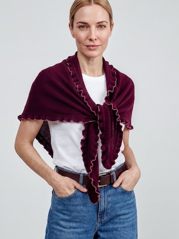 CODELLO Shawl in Red: front