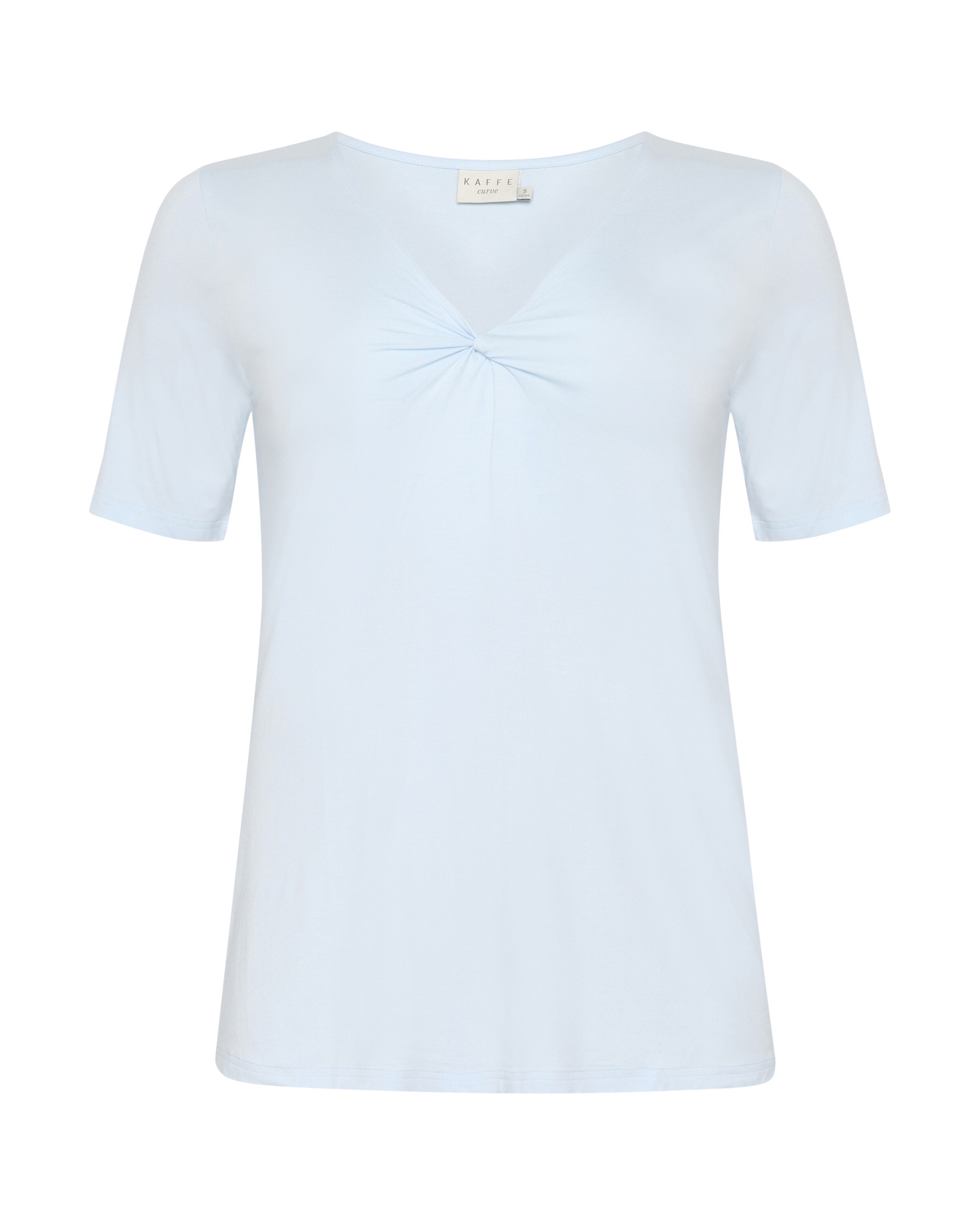 KAFFE CURVE T-shirt 'KCWinni' i blå: framsida