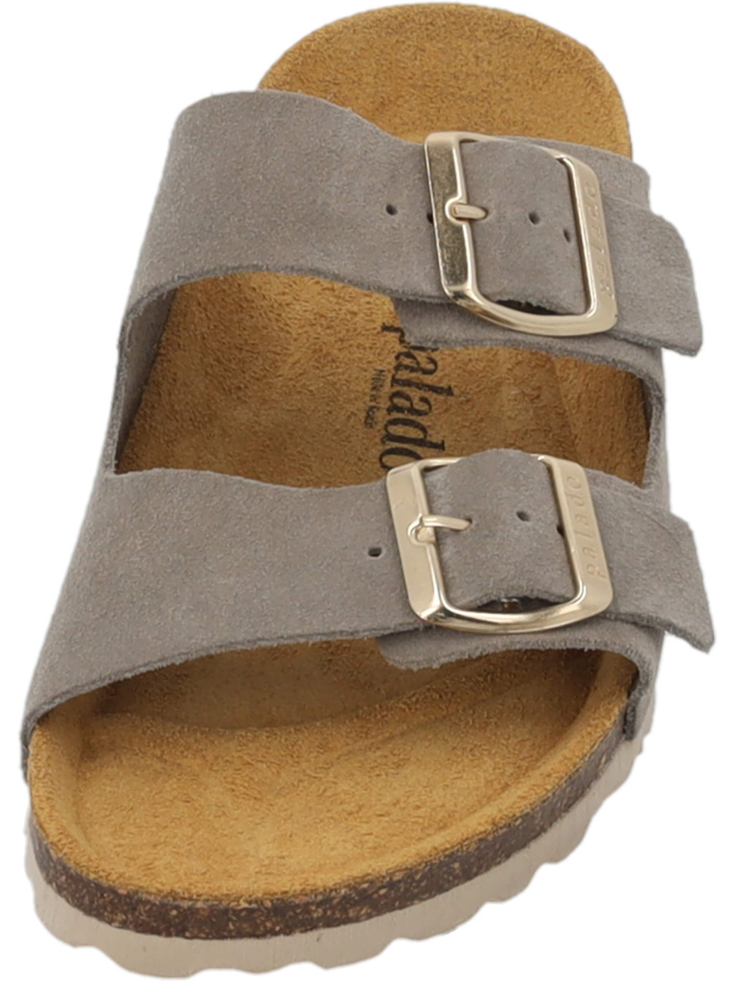 Palado - Zapatos abiertos 'Palado Korfu Suede Premium Leather' en gris