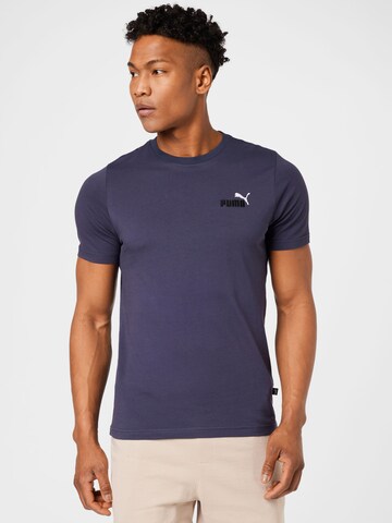 T-Shirt 'Embroidery' PUMA en bleu : devant