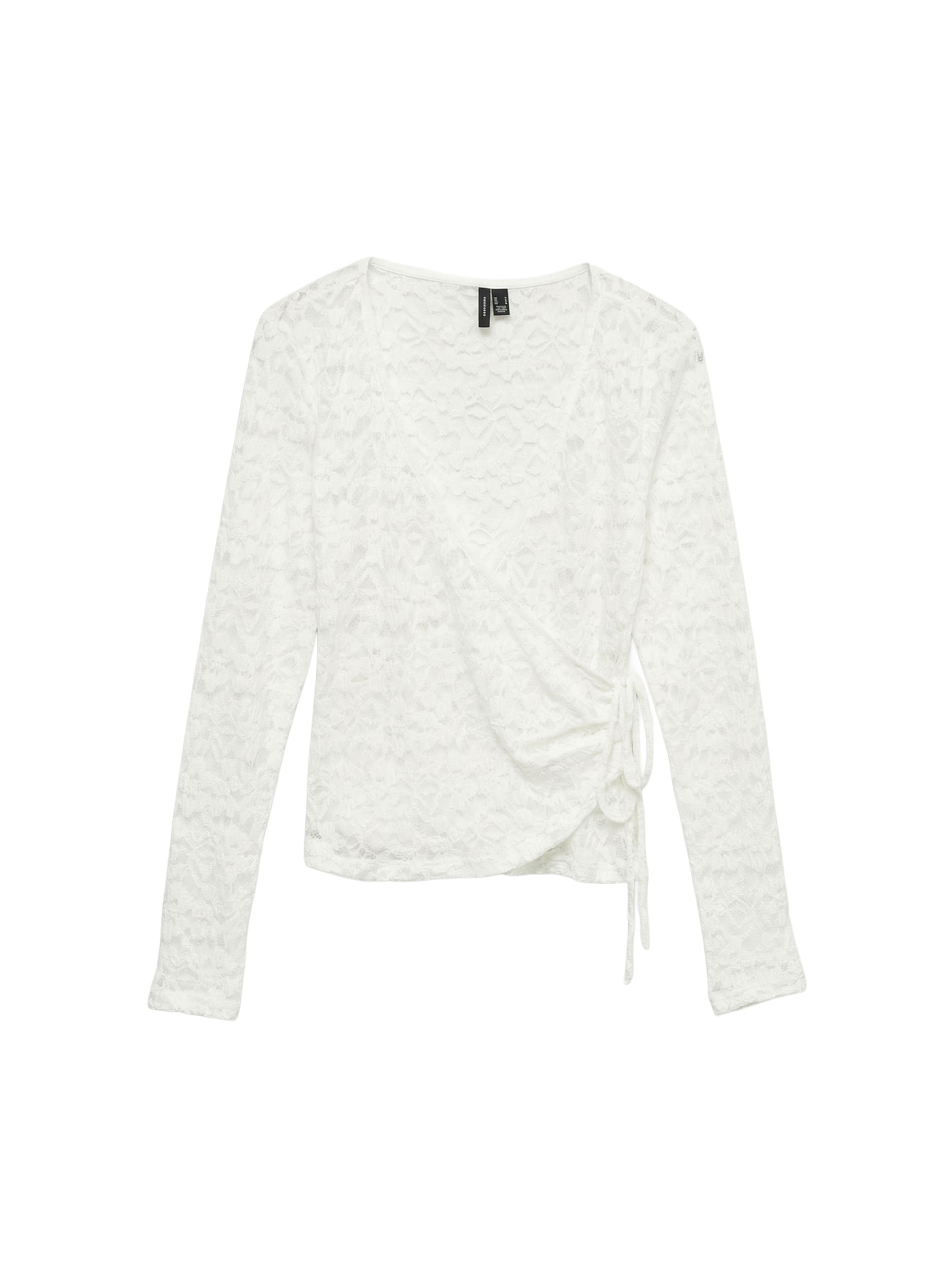 VERO MODA T-shirt 'VMTALULA' i vit: framsida