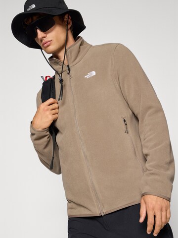 THE NORTH FACE Funktionele fleece-jas 'Glacier' in Bruin