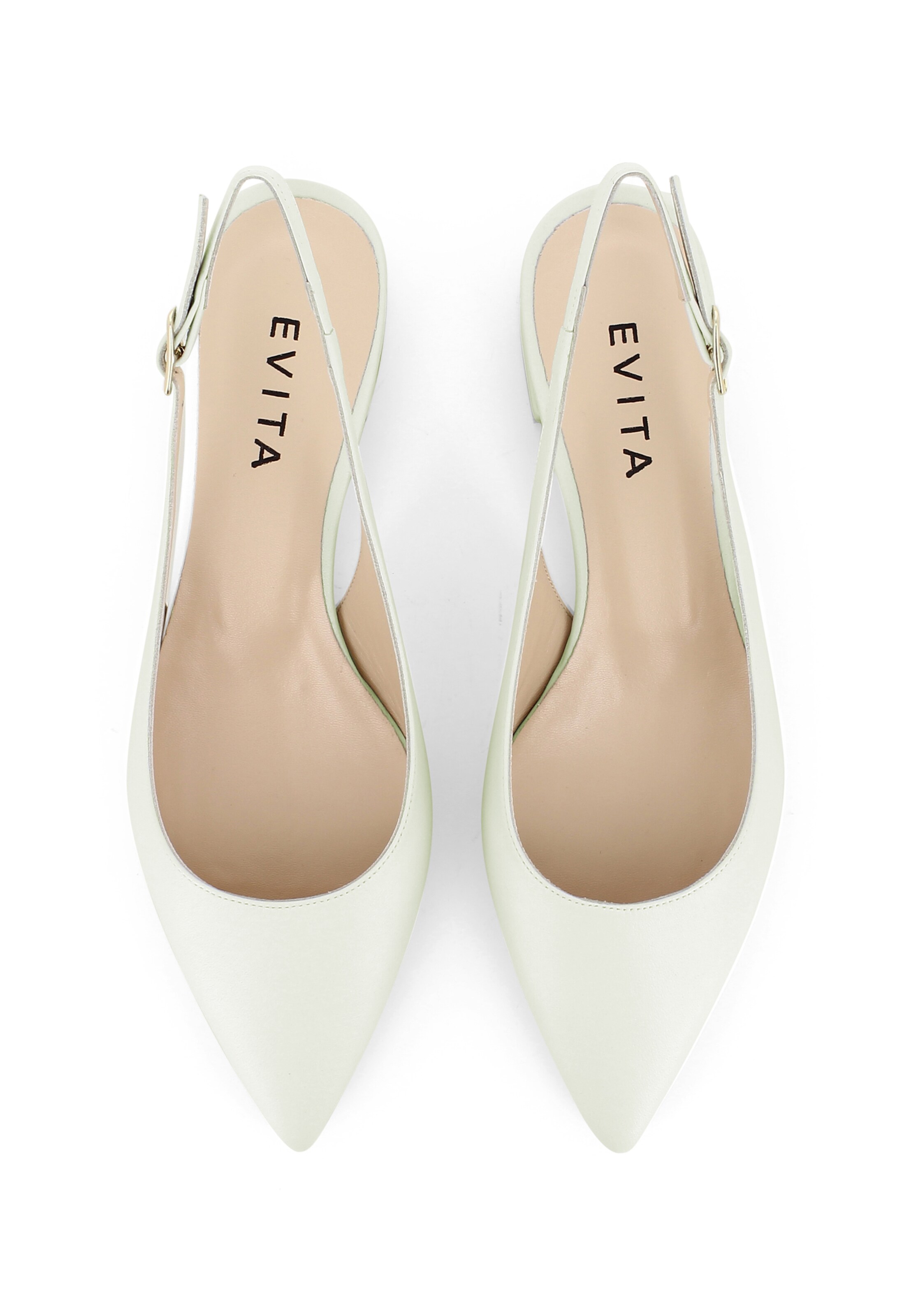 EVITA Sling Pumps 'FRANCA' in Beige