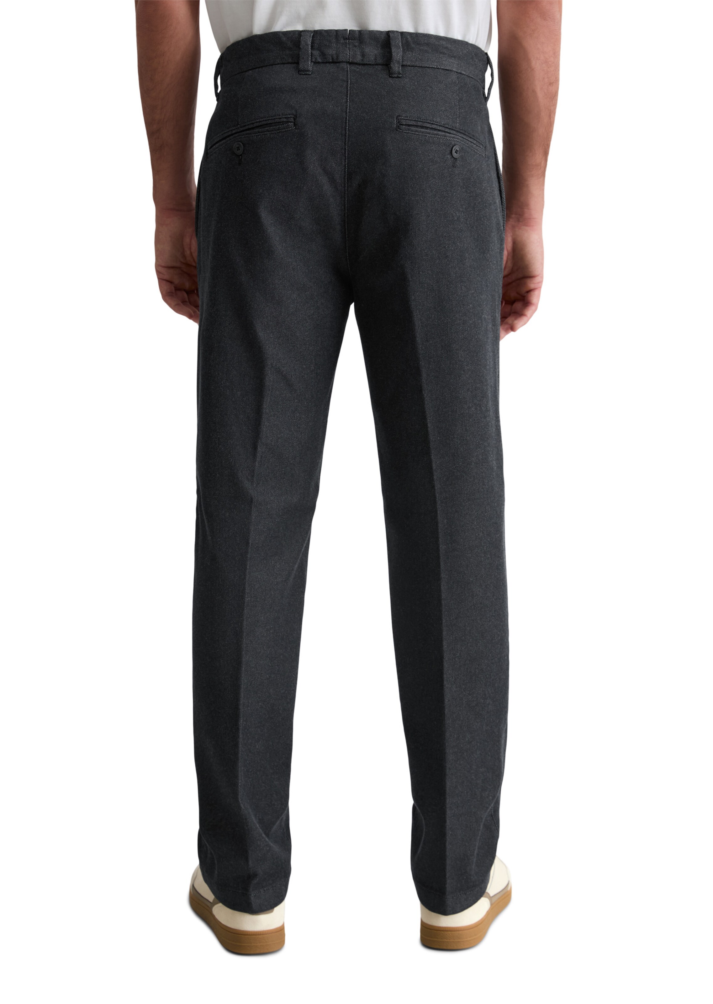 Marc O'Polo Regular Bandplooibroek 'Bunkris ' in Blauw