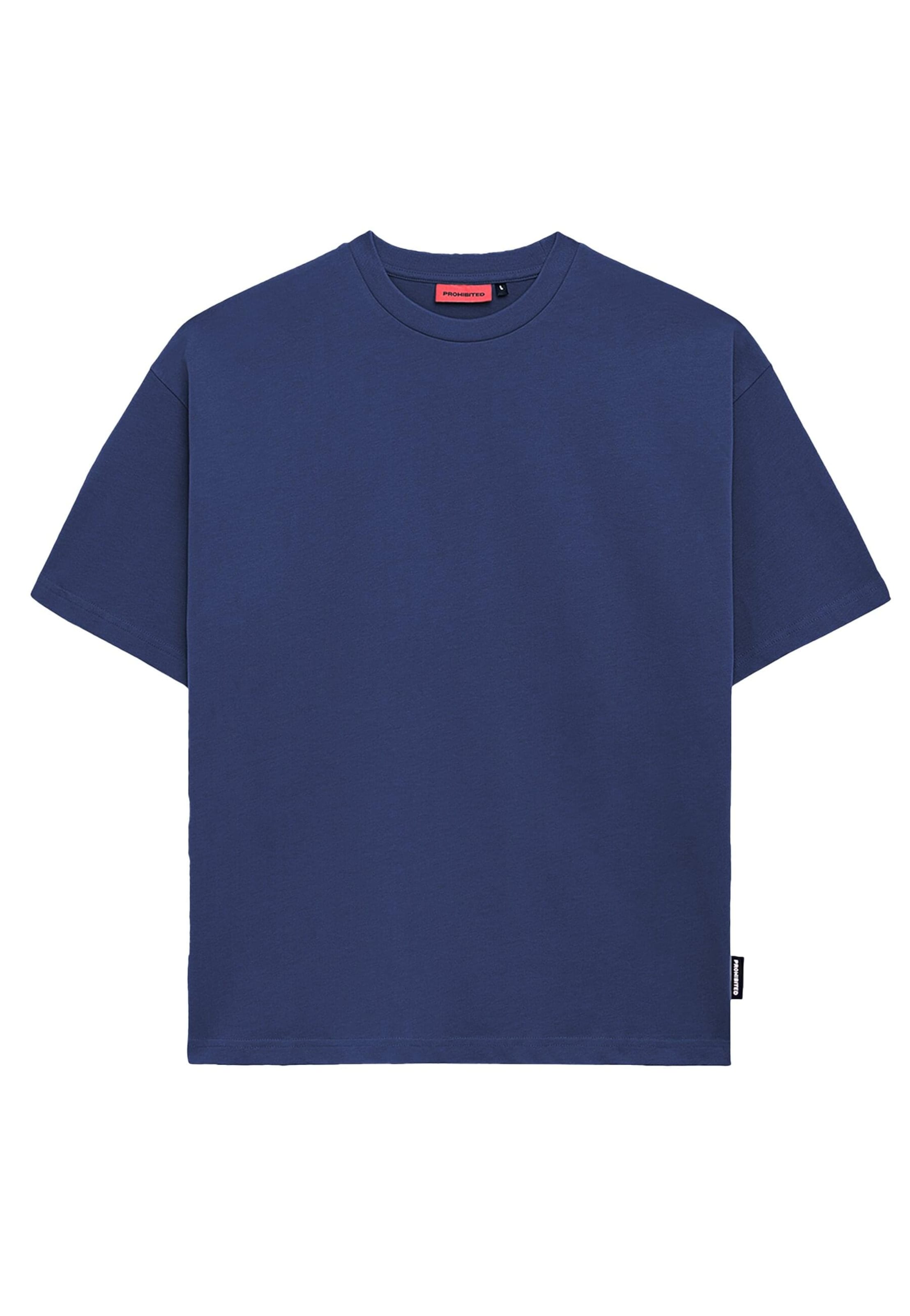 Prohibited T-shirt i blå: framsida