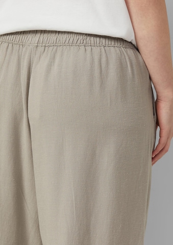 Wide Leg Pantalon QS en marron