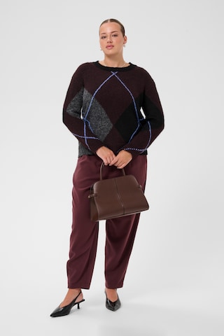 KAFFE CURVE Pullover 'KCKit' in Grau
