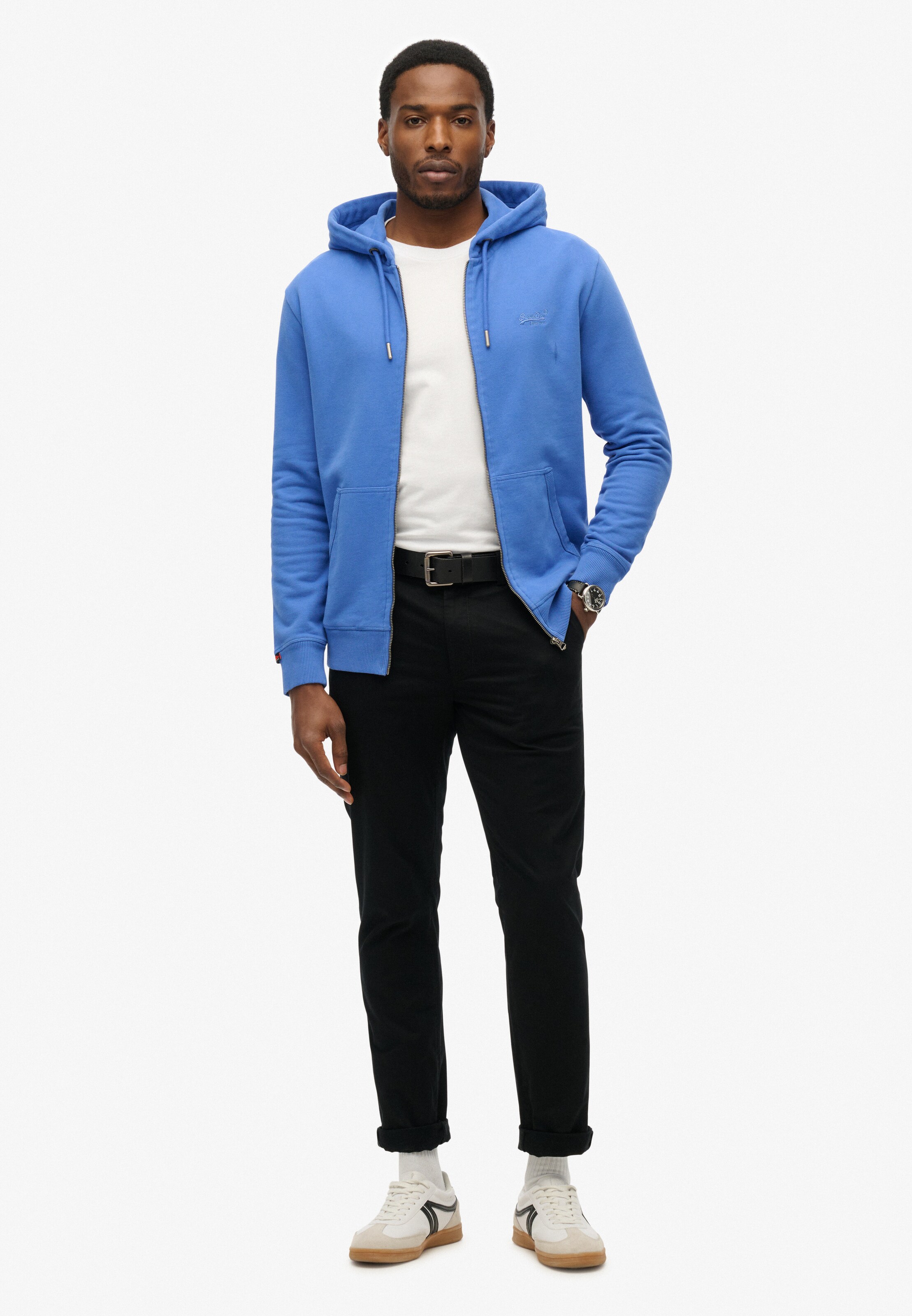 Veste de survêtement 'Essential' Superdry en bleu