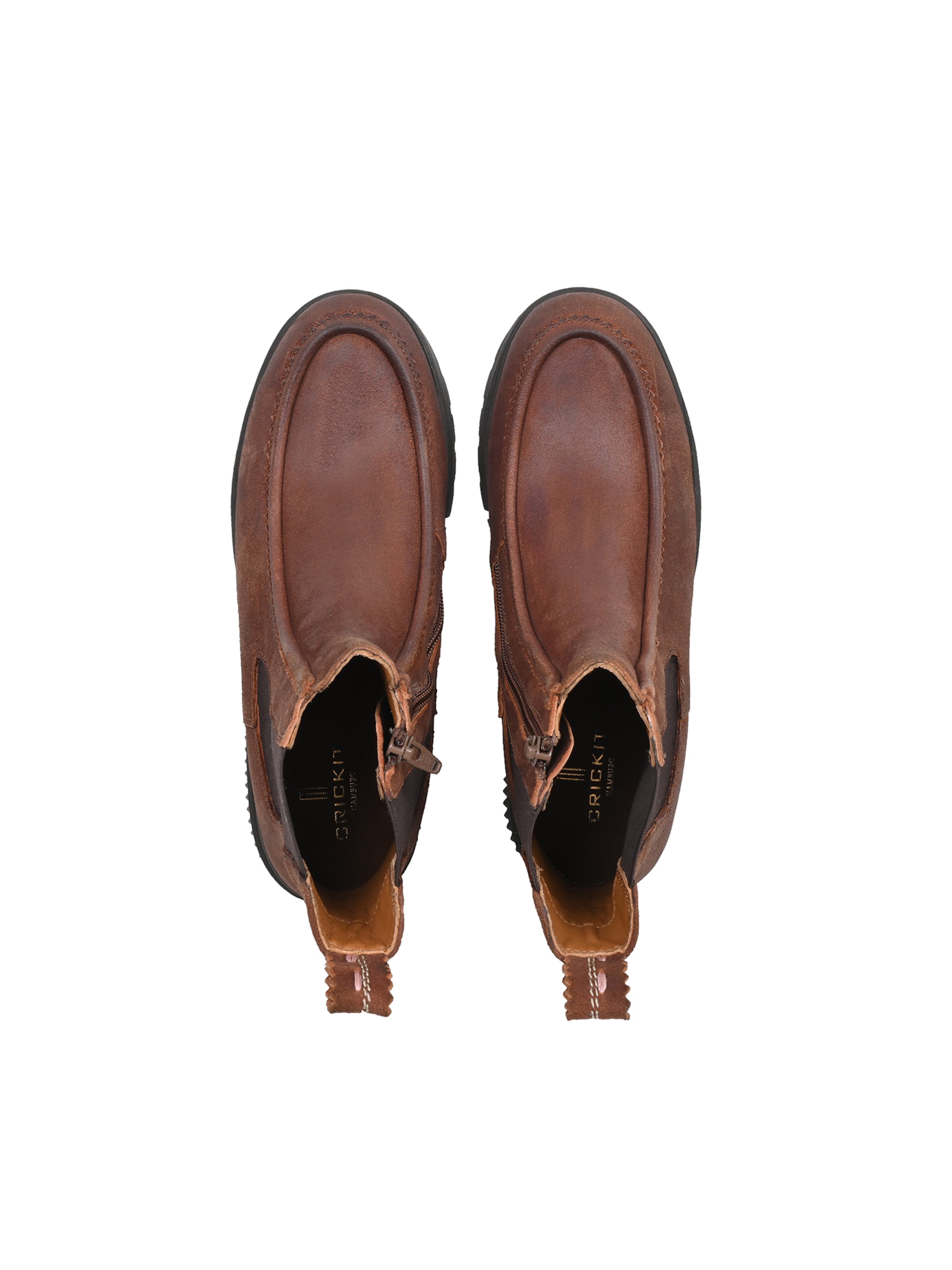 Crickit Chelsea Boots 'Uldina' in Braun