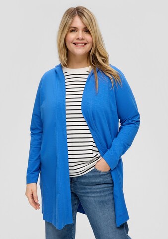 s.Oliver Knit Cardigan in Blue: front