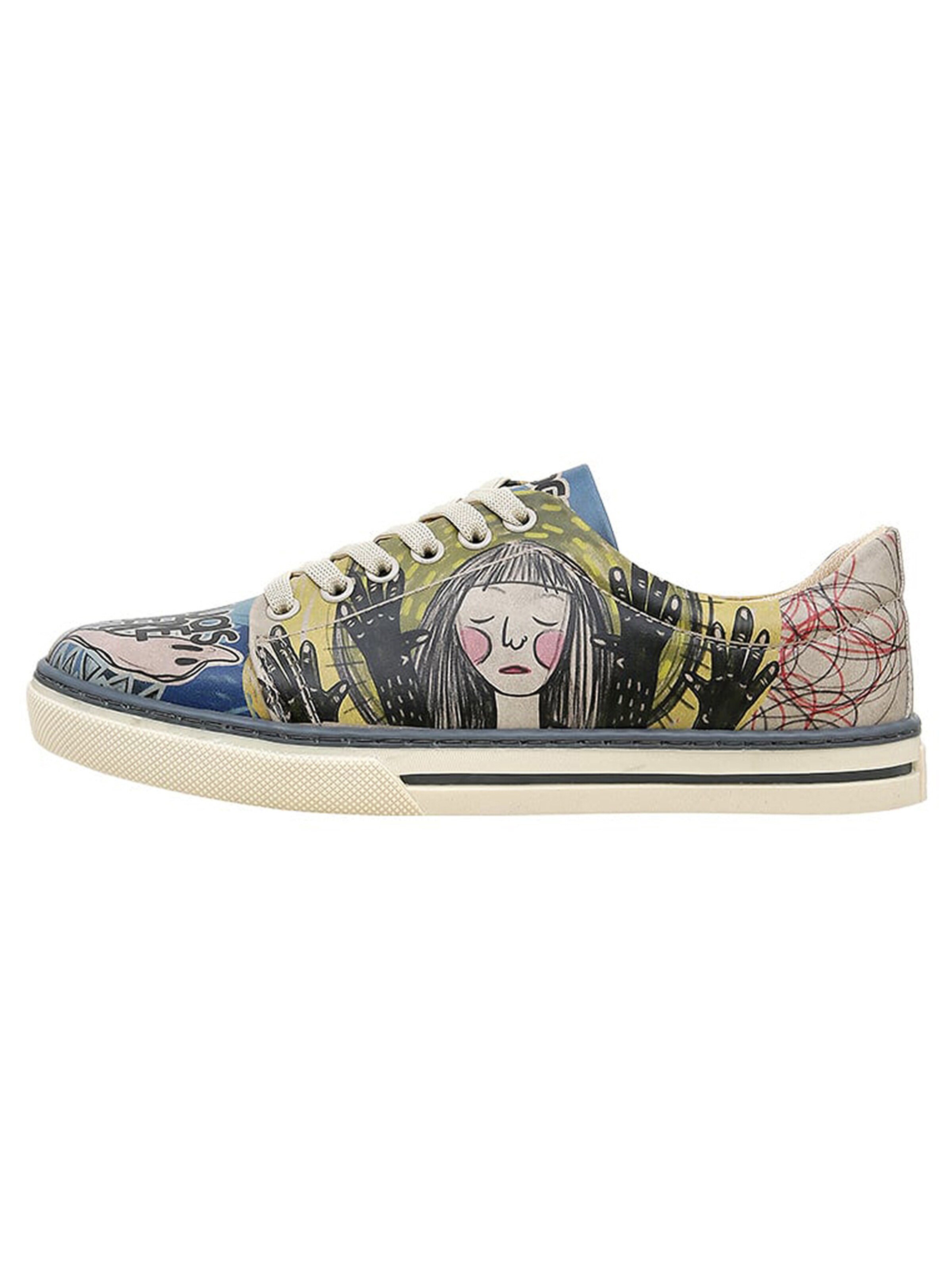 DOGO Sneakers 'DOGO Sneaker - I was here' in Mixed colors: front