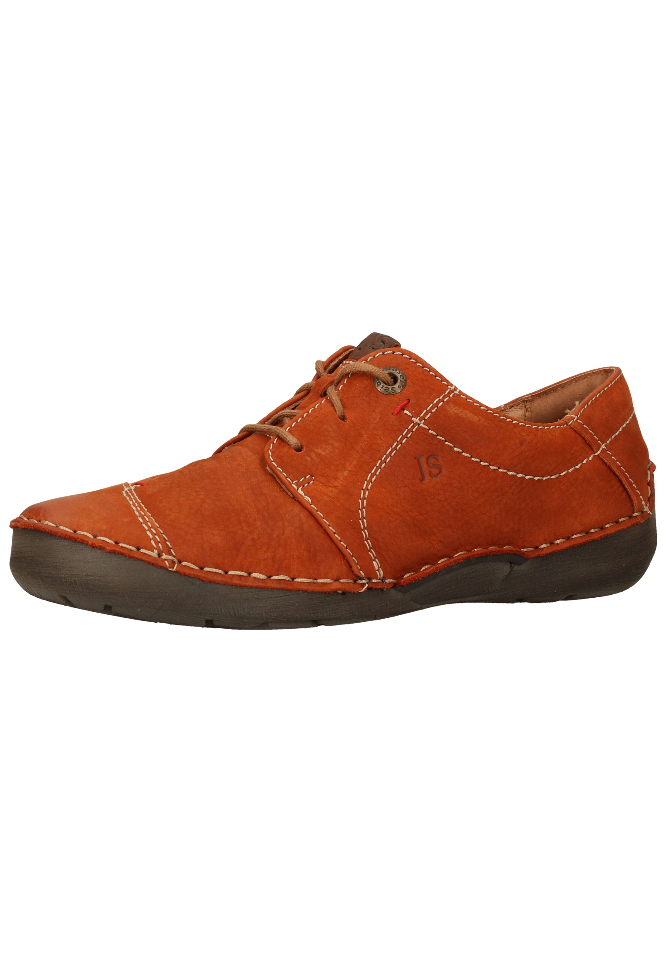 JOSEF SEIBEL Athletic lace-up shoe 'Fergey' in Orange: front