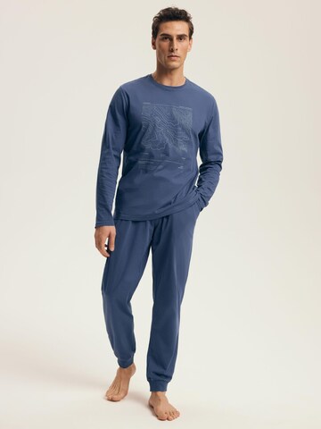 Henderson - Pijama largo 'Local' en azul