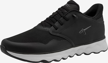 Baskets basses Tamaris en noir : devant