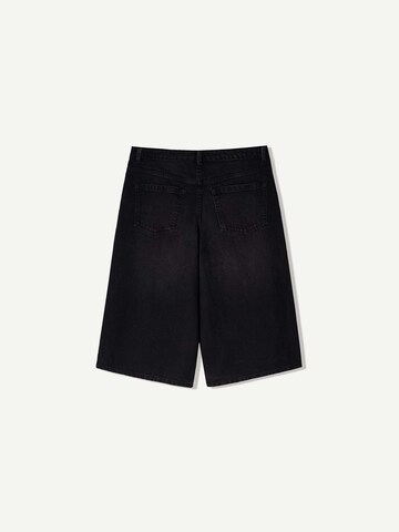 Bershka Loose fit Trousers in Black