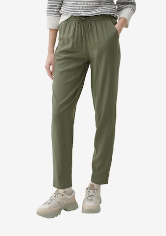 Regular Pantalon s.Oliver en vert : devant