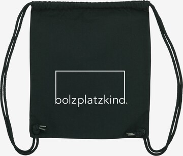 Bolzplatzkind Gym Bag in Black: front
