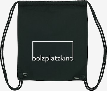 Bolzplatzkind Turnbeutel in Schwarz: predná strana