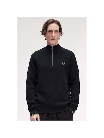 Fred Perry Trui in Zwart: voorkant
