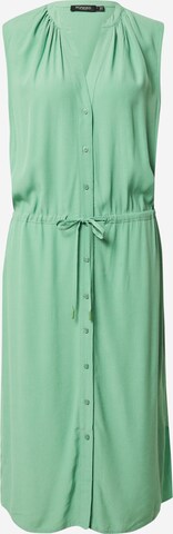 SOAKED IN LUXURY Shirt Dress 'Helia' in Green: front