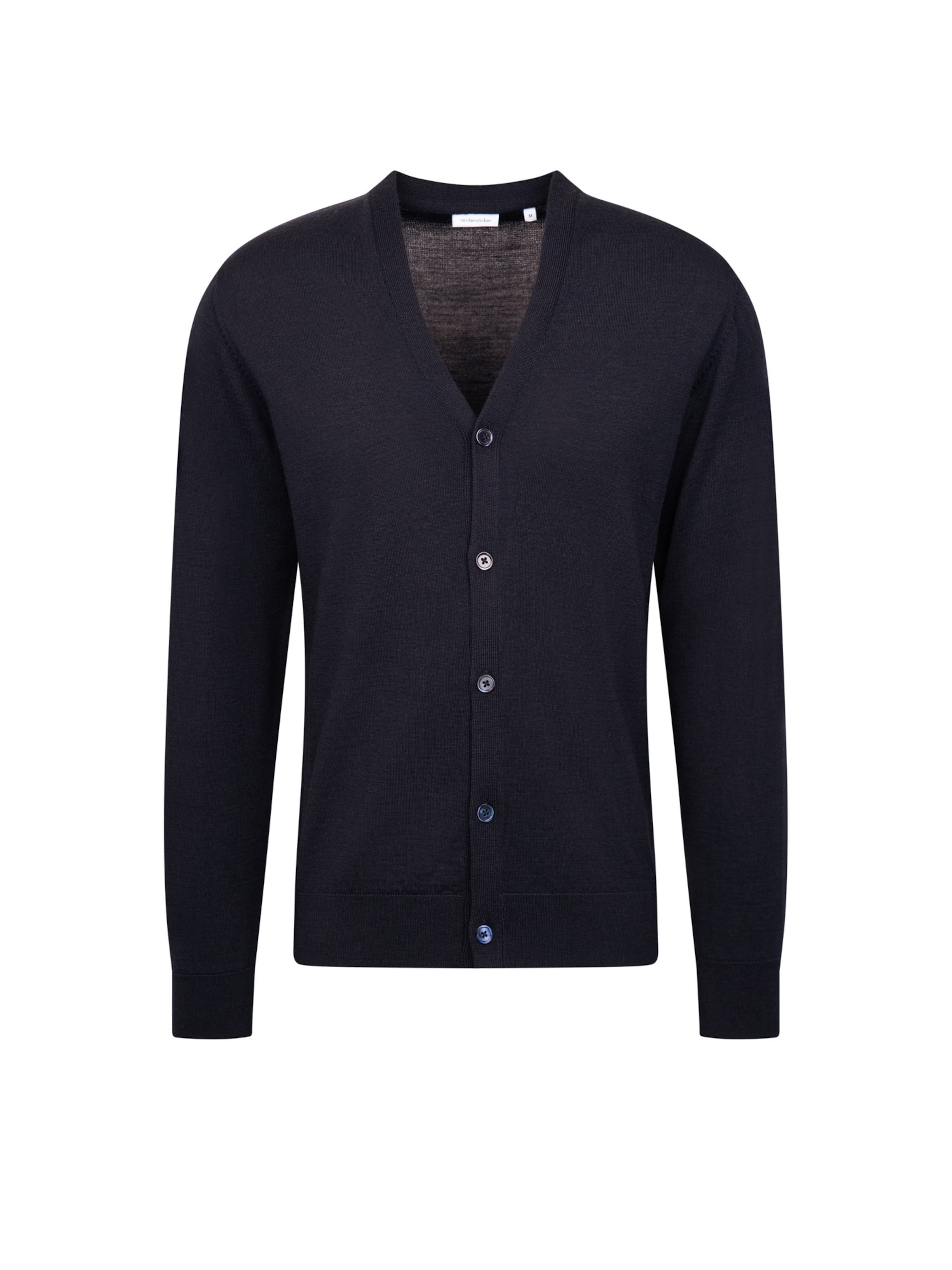 Vestes en maille SEIDENSTICKER en bleu : devant