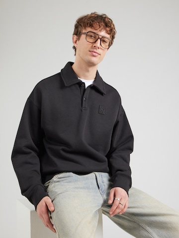 melns Calvin Klein Sportisks džemperis: no priekšpuses