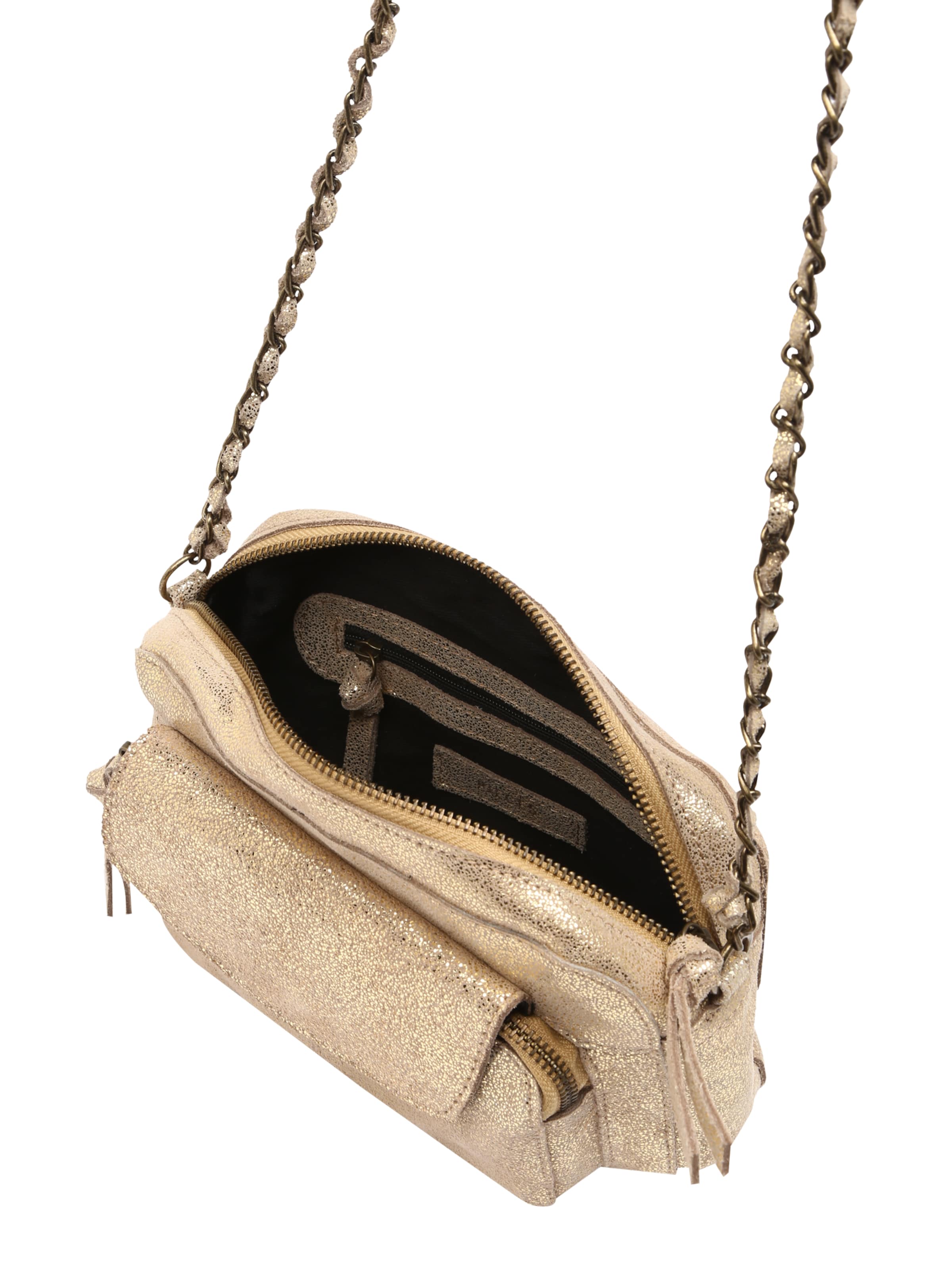 PIECES Axelremsväska 'Naina' i guld