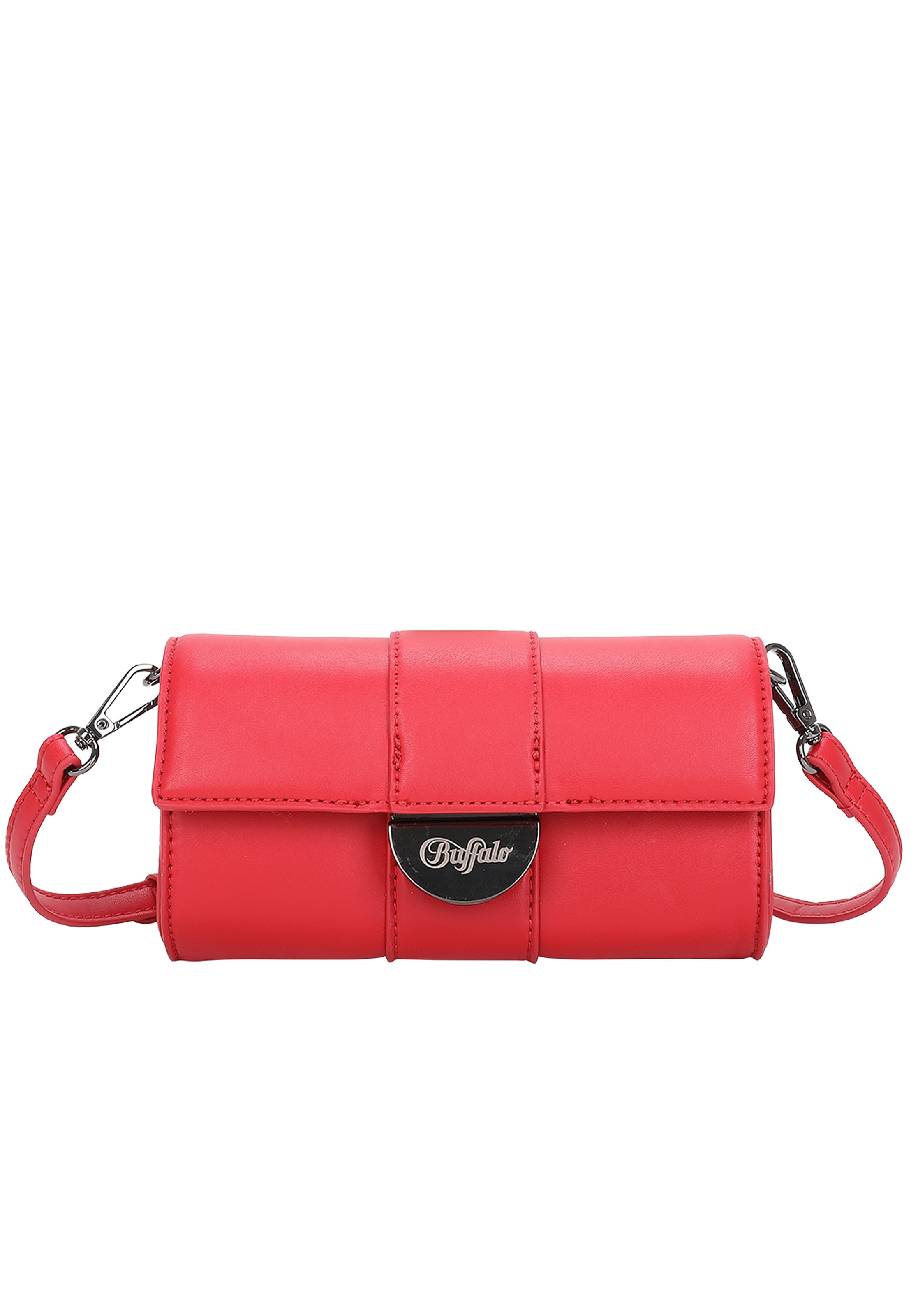 BUFFALO Clutch 'Curve Night' in Red: front