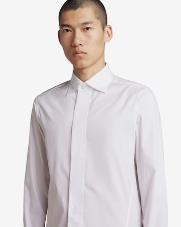 G-Star RAW Slim Fit Skjorte i hvid