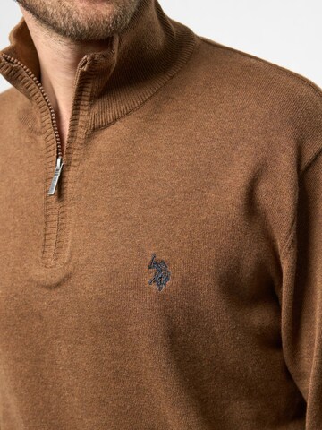 U.S. POLO ASSN. Pullover 'Brison' i brun
