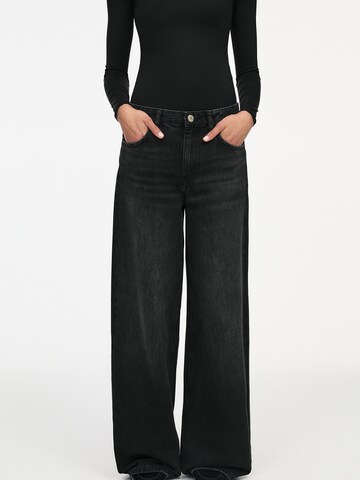 Baggy Jeans di Pull&Bear in nero: frontale
