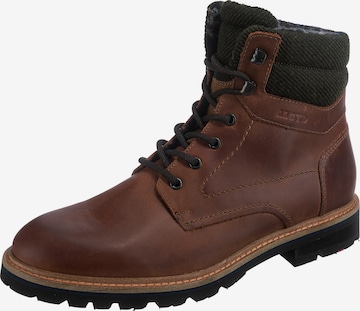 LLOYD Lace-Up Boots 'Flavio' in Brown: front