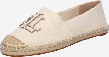 Lauren Ralph Lauren Espadrillo 'CAMERYN' värissä valkoinen: edessä