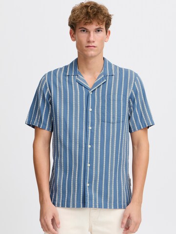 Casual Friday Regular Fit Hemd 'MILTON' in Blau: Vorderseite