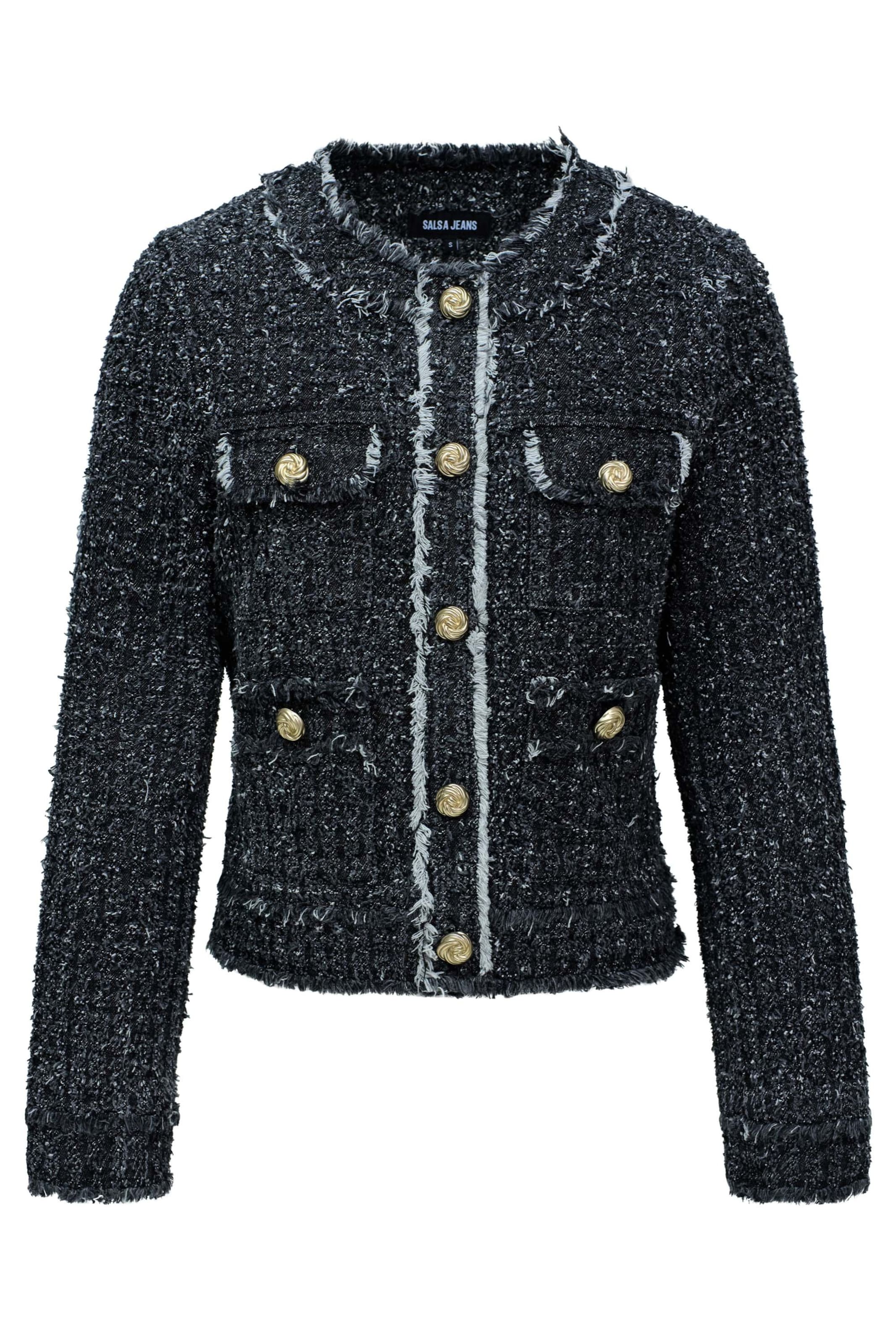 Salsa Jeans Between-season jacket 'Andere' in Grey: front