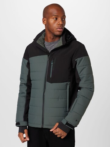 PROTEST Athletic Jacket 'MOUNT' in Green: front