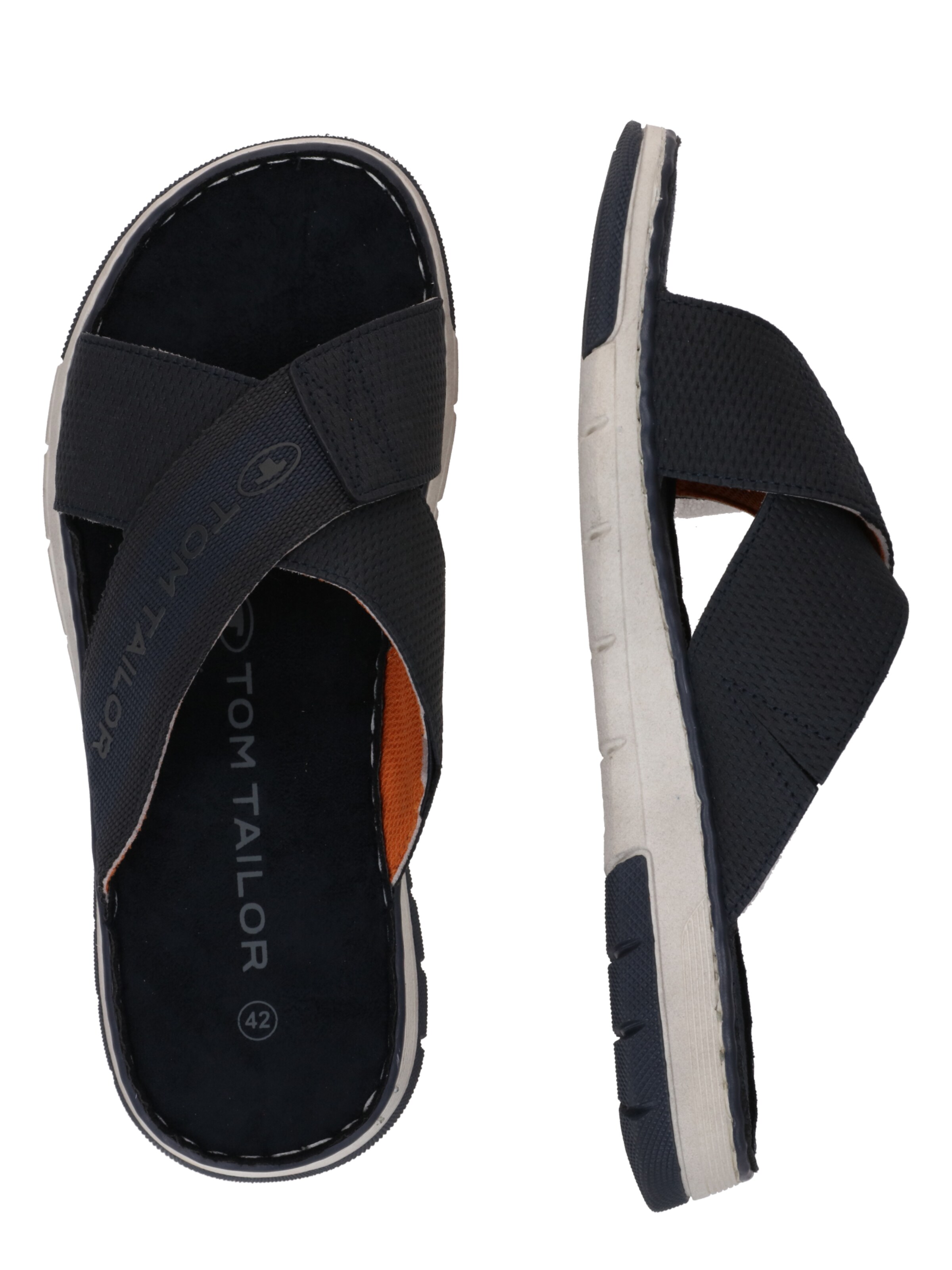 TOM TAILOR Pantolette in Blau