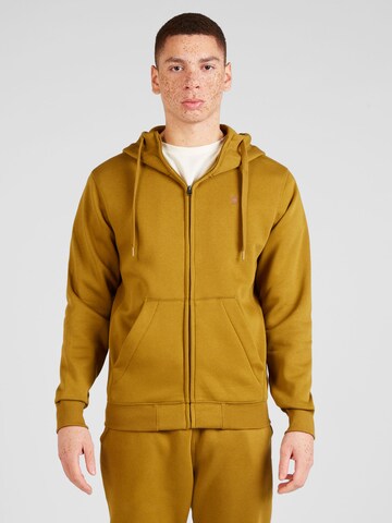 Coupe regular Veste de survêtement 'Premium Core' G-Star RAW en vert : devant