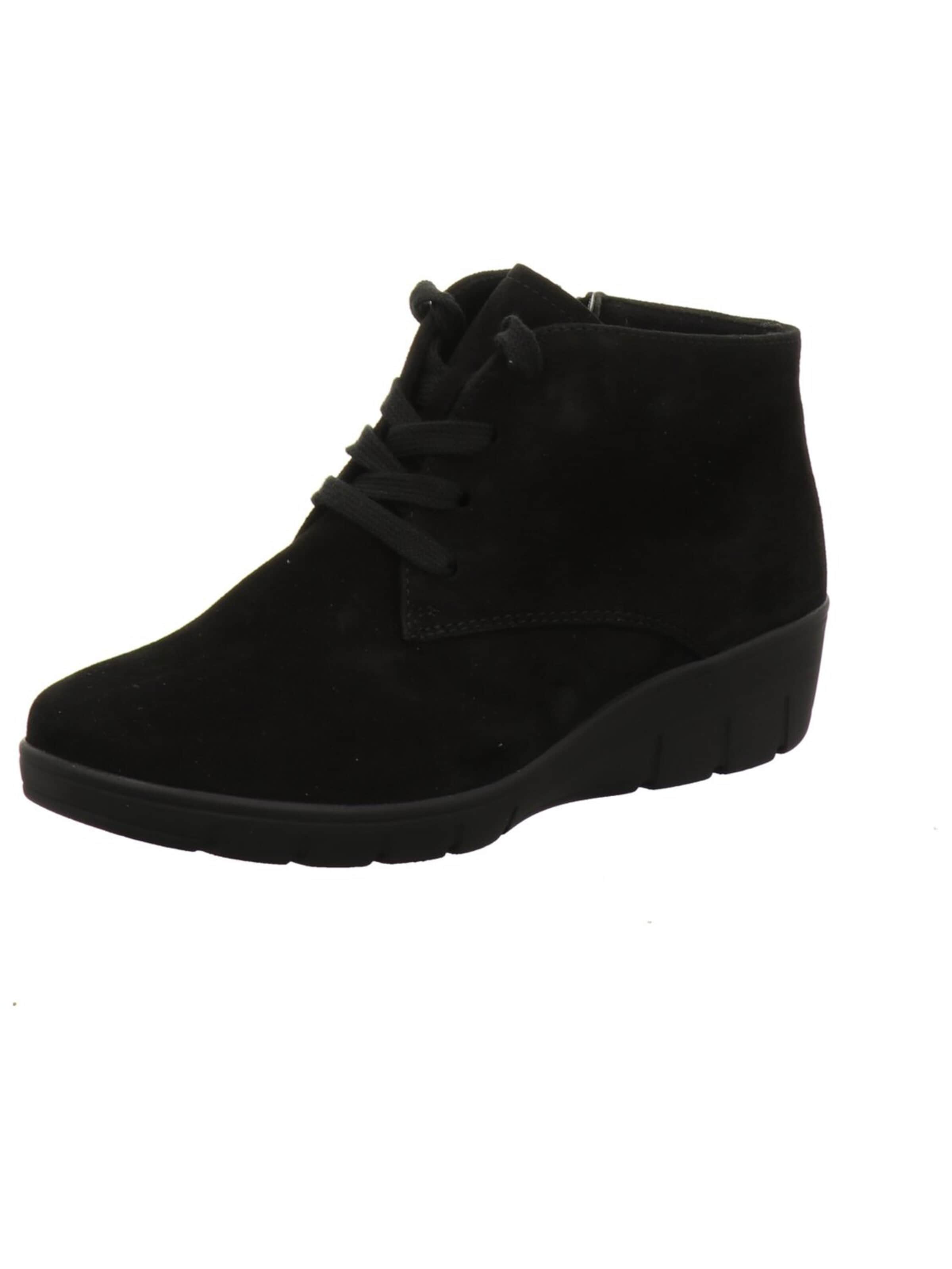 SEMLER Boots 'Stiefel Damen J7615 Judith schwarz Echtleder in schwarz'‌‌‌‌‌‌‌‌‌ in Schwarz: Vorderseite