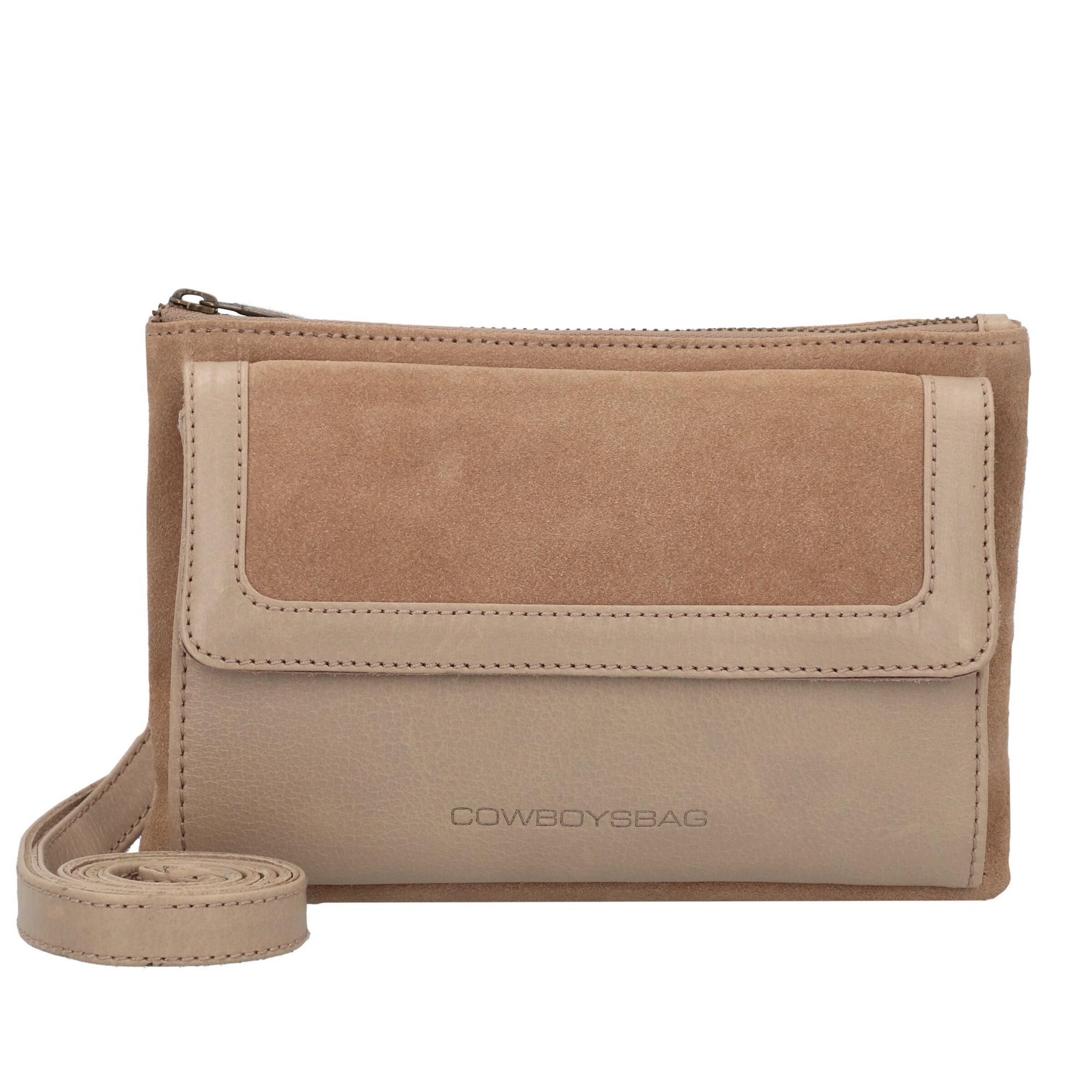 Borsa a tracolla di Cowboysbag in beige: frontale