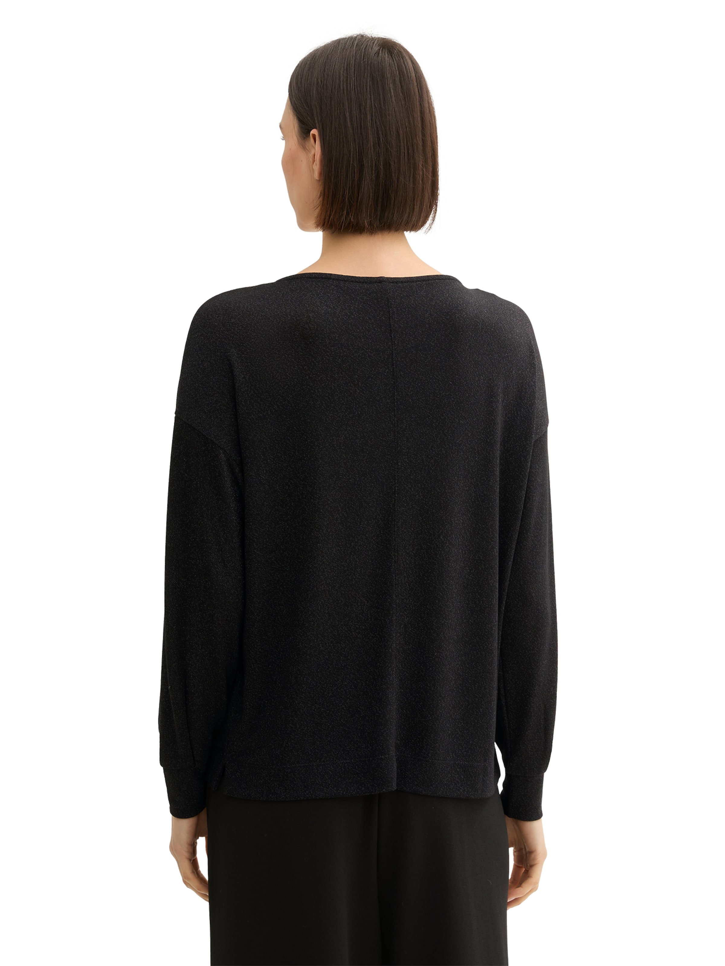 TOM TAILOR Tričko – černá