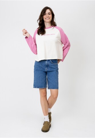 Maglietta di OH APRIL in bianco
