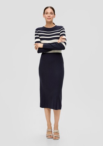 s.Oliver BLACK LABEL Knitted dress in Blue