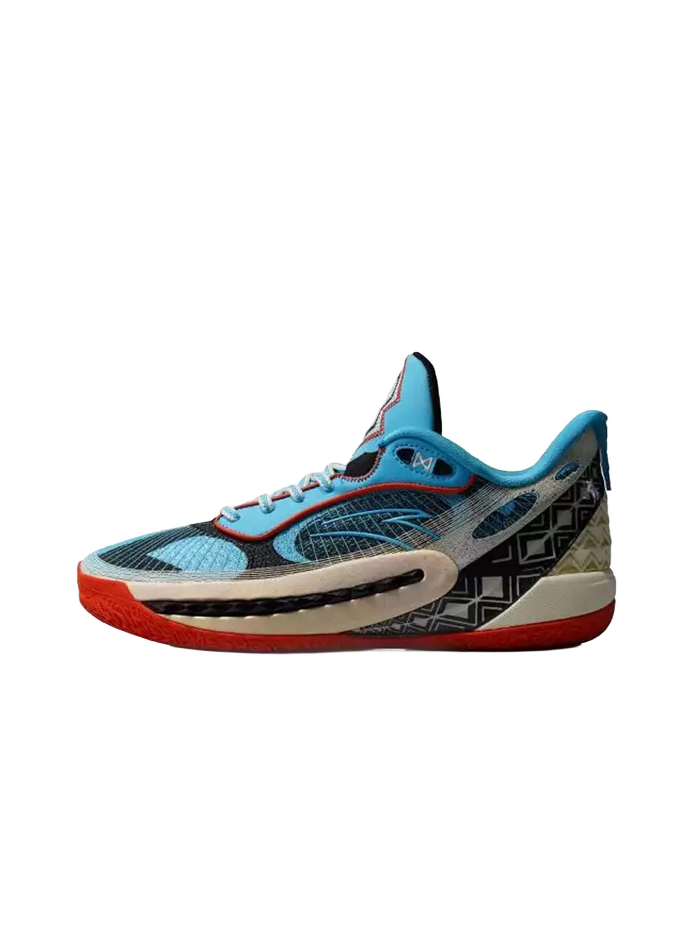 ANTA Sports shoe 'Shock Wave 6.0 Pro' in Blue: front