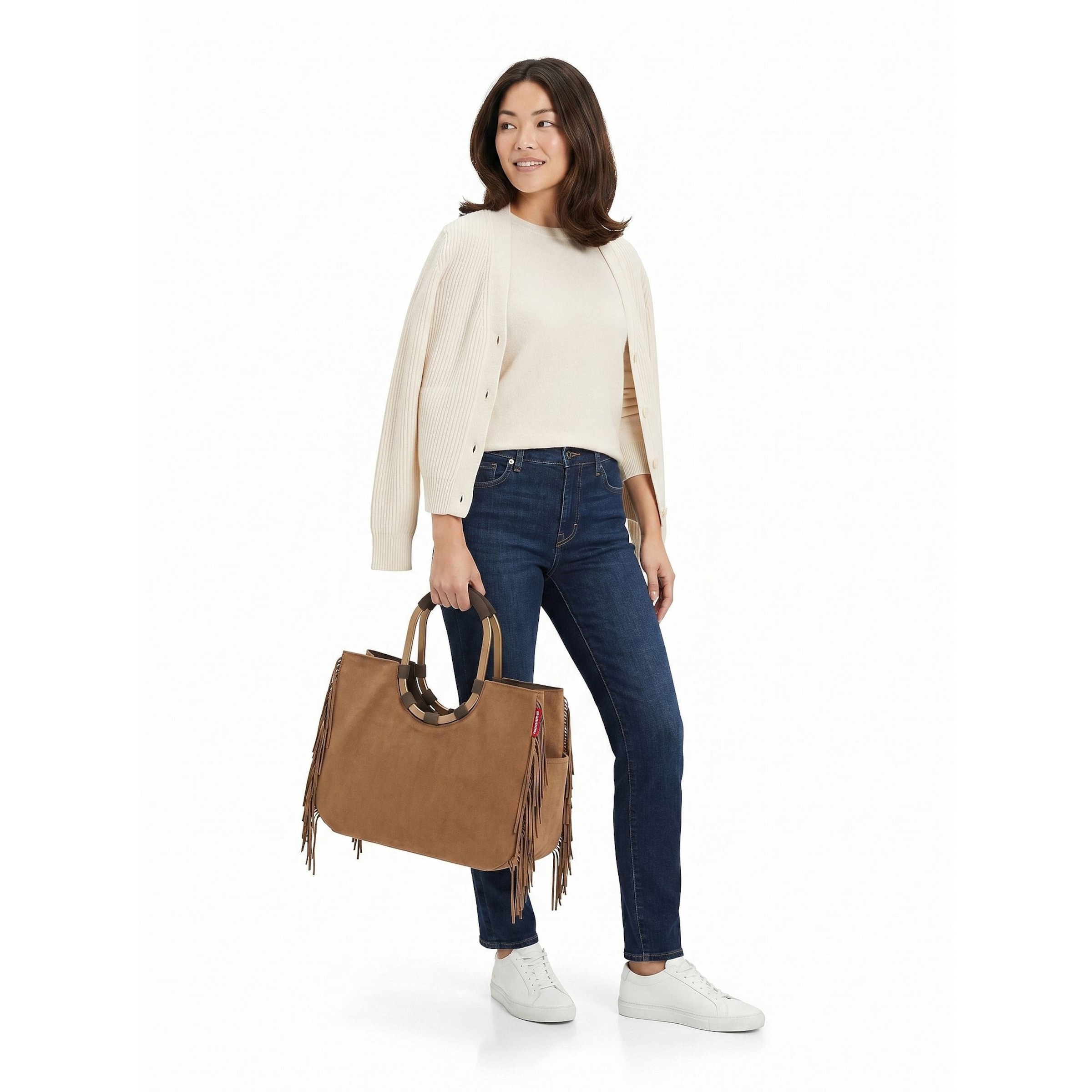 Shopper di REISENTHEL in marrone: frontale