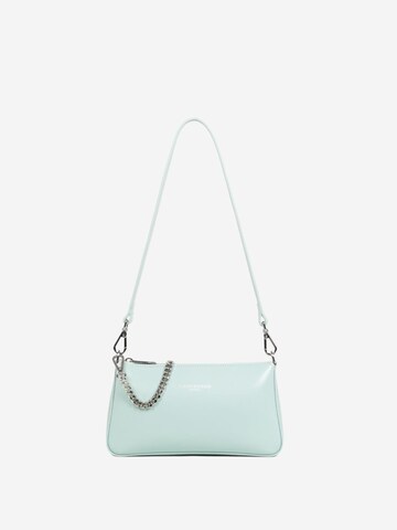 LANCASTER Paris Schoudertas 'Lancaster Sac trotteur Zippée Suave Even Bleu Perle' in Blauw